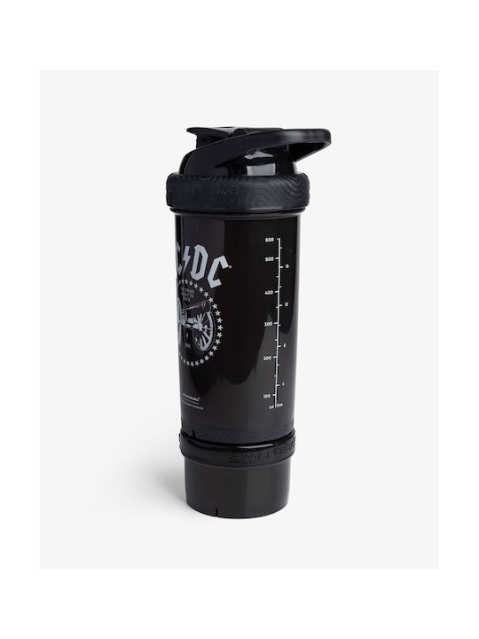 SmartShake Revive Protein Shaker 550ml Plastic Black