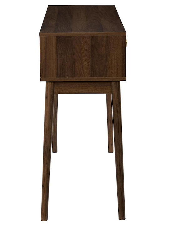 Tiffany Wooden Console Table with Mirror Coffee L100xW35xH80cm