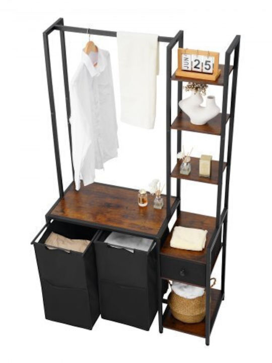 Vevor Laundry Basket Fabric Collapsible Black