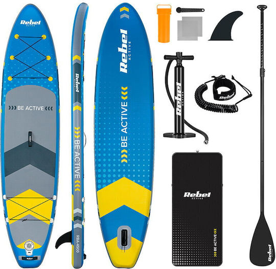 Rebel Aufblasbar SUP Board mit Länge 3.5m Blau