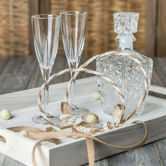 Faitakis Pack Wedding Carafe made of Glass 1pcs