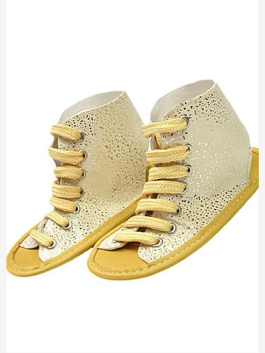 Extan Bebe Pantofi pentru bebeluși cu talpă moale Beige