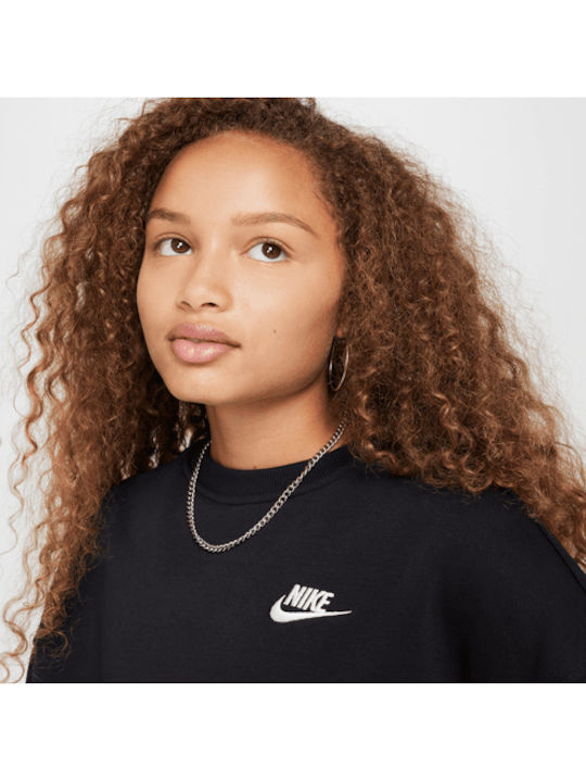 Fleece Hanorac Copii Black Sportswear Club