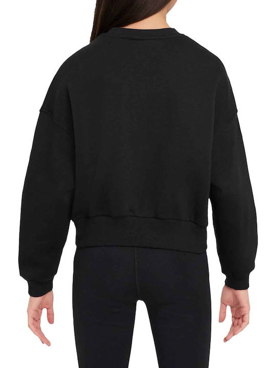 Fleece Hanorac Copii Black Sportswear Club