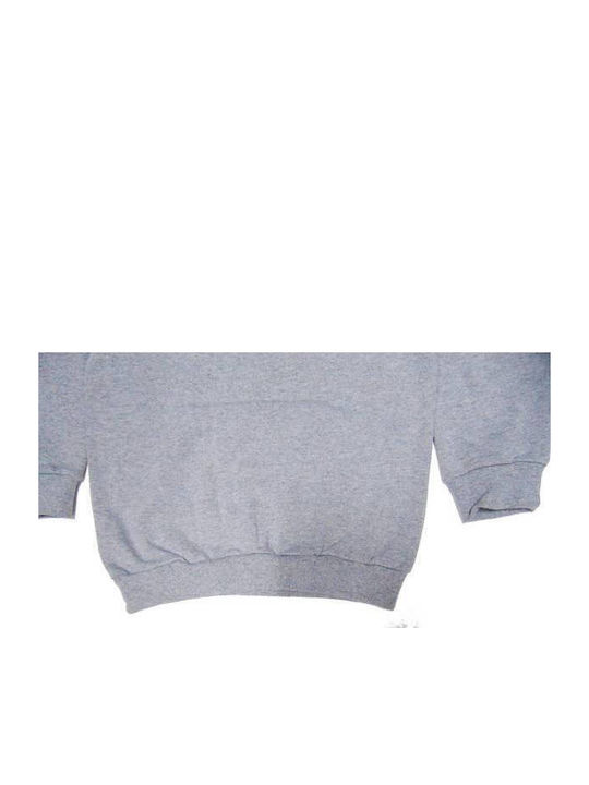 Kinder-Sweatshirt mit Kapuze und Taschen Gray