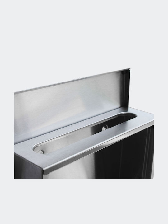 Wiltoc Außenbereich Briefkasten Inox in Silber Farbe 30.5x9.6x33.5cm