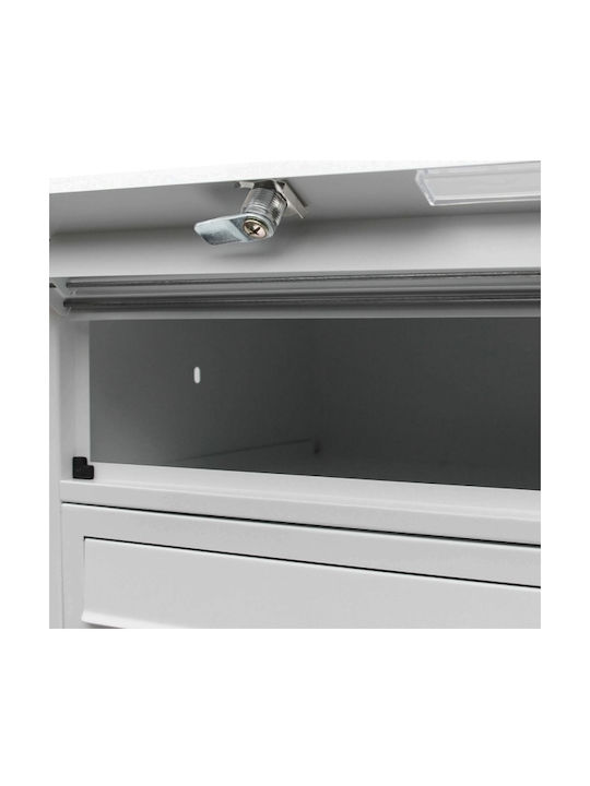 Wiltoc Outdoor Mailbox Metallic in Silver Color