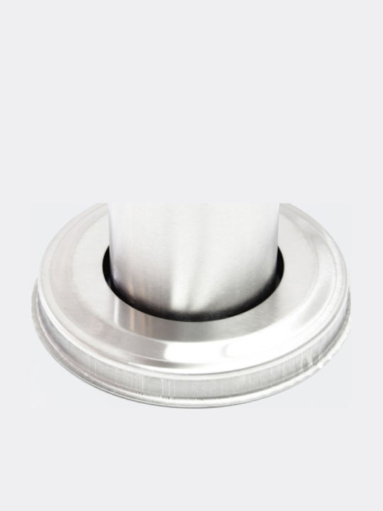 Wiltoc Außenbereich Briefkasten Inox in Silber Farbe 38.5cm