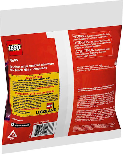 LEGO Ninjago Mini Ninja Combo Mech Für 7+ Jahre 80 Stück