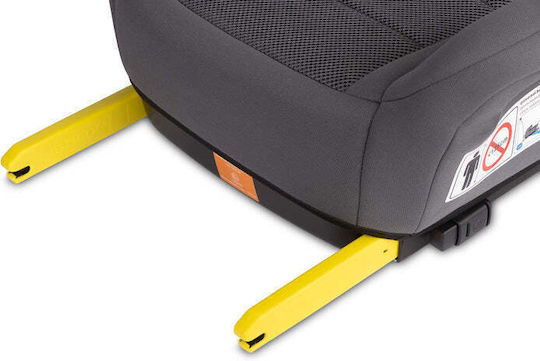 Caretero Jaguar Scaun Auto pentru Copii Scaun de mașină pentru copii i-Size cu Isofix Gri