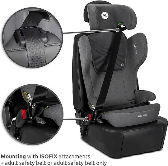 Lorelli Rigel Baby Car Seat High-back Booster i-Size with Isofix Grey 15-36 kg