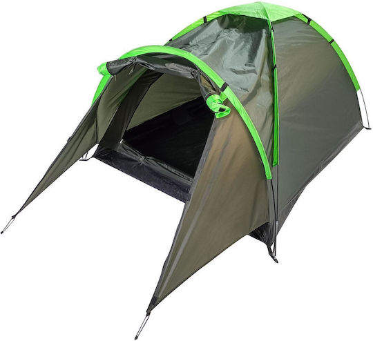Σκηνή Camping Igloo Ορειβασίας Πράσινη 4 Εποχών για 2 Άτομα Αδιάβροχη 3000mm 275x150x105εκ.