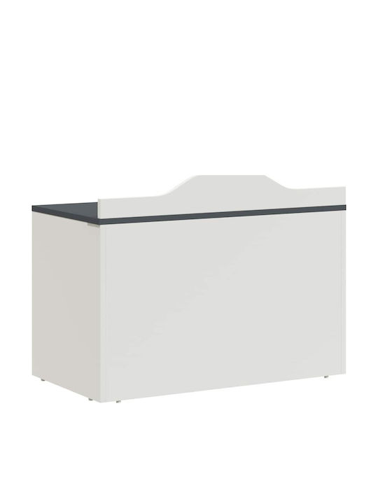vidaXL Kinder Aufbewahrungsbox aus Holz Gray 73x33x55cm 1Stück