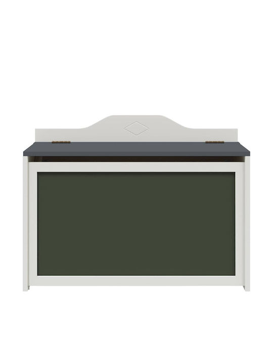 vidaXL Kinder Aufbewahrungsbox aus Holz Gray 73x33x55cm 1Stück