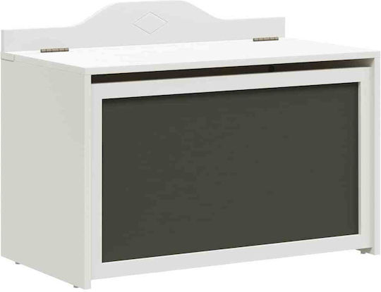vidaXL Kinder Aufbewahrungsbox aus Holz Weiß 73x33x55cm 1Stück