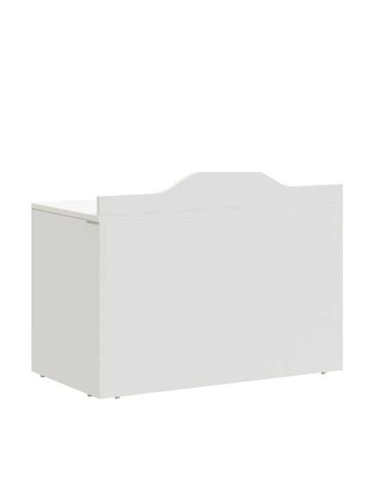 vidaXL Kinder Aufbewahrungsbox aus Holz Weiß 73x33x55cm 1Stück