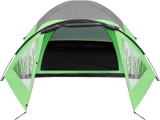 Summer Camping Igloo Mountaineering Grey for 4 People Waterproof 3000mm 330x250x95cm