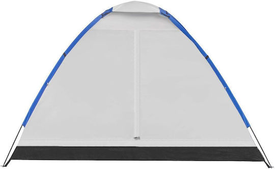 Sommer Campingzelt Iglu Blau Für 4 Personen 240x210x130cm