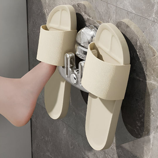 Raft De Pantofi Pentru Acasă Flippy Fără Găurire Montat Pe Perete Fixare Adezivă 11.6x11x4.8cm Transparent