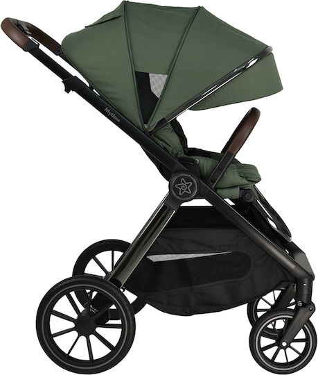 Bebe Stars Mythos Ρυθμιζόμενο Καρότσι 2 σε 1 Kατάλληλο για Nεογέννητο Green