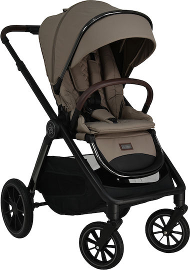 Bebe Stars Mythos Verstellbar 2 in 1 Baby Kinderwagen Geeignet für Neugeborene Beige