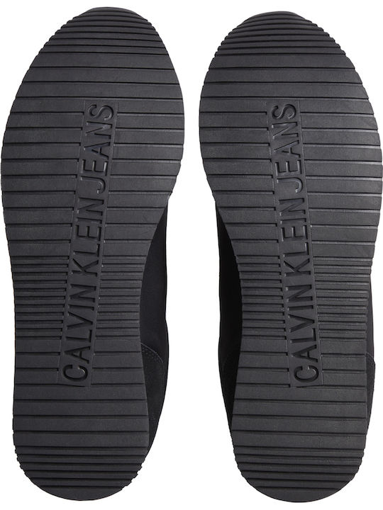 Retro Runner Herren Sneakers Schwarz