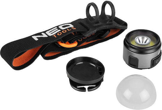 Neo Tools Φακός Κεφαλής LED με Μέγιστη Φωτεινότητα 200lm