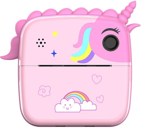 133732 Kinderkamera 24MP mit Thermodruck Rosa