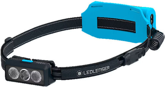 LedLenser Lumină de lucru și de sit, cu baterie Lanternă Frontală LED IP54 cu Luminozitate Maximă 1200lm Albastru
