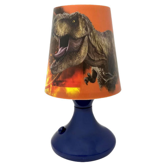 Kids Licensing LED Kinder Nachttischlampe Jurassic World Blau
