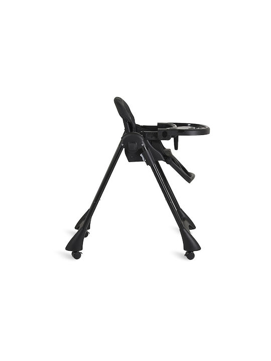 Moni Rico Foldable Baby Highchair With Adjustable Height Black