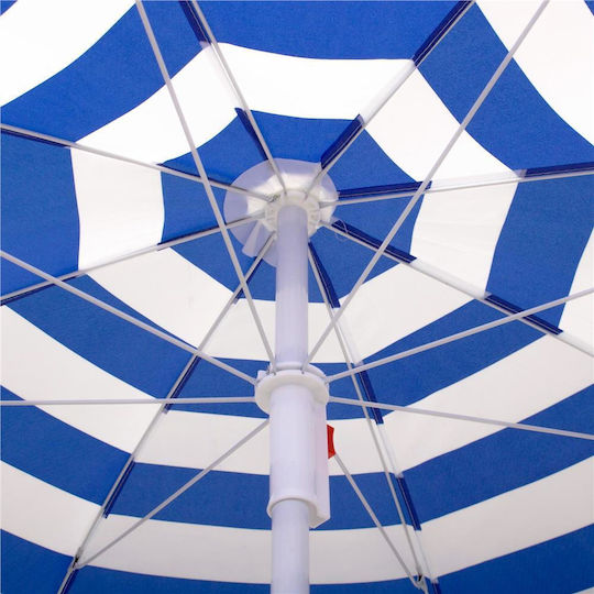 Umbrelă Pliabilă Plajă Diametru 1.8m Albastră