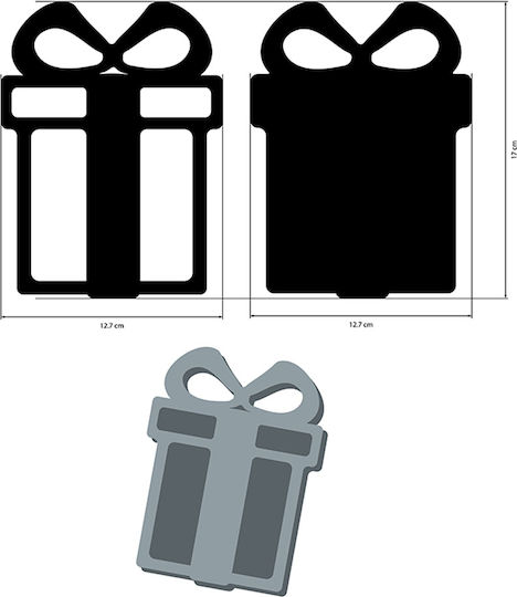 Διακοσμητικά Σχέδια Mdf Stamperia Candy Christmas
