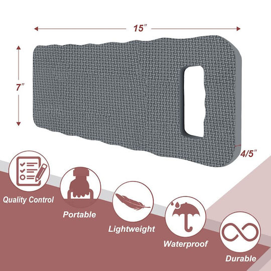 Protective Cushion Knees Yoga Knee Pad Gray 40cm