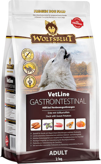 Wolfsblut 2kg Ξηρά Τροφή χωρίς Σιτηρά & Γλουτένη για Ενήλικους Σκύλους με Πάπια