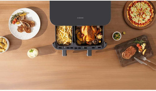 Xiaomi Dual Zone Air Fryer με Διπλό Αποσπώμενο Κάδο 10lt Γκρι