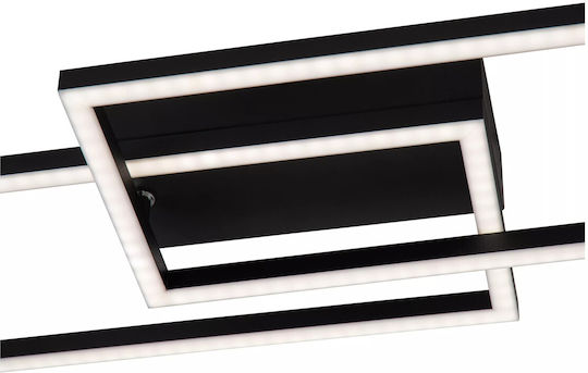 Lucide Lightning Arianne Plafonieră de Tavan Neagră cu LED Integrat