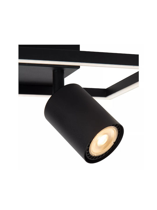 Lucide Lightning Arianne Ceiling Mount Light Black with Socket GU10