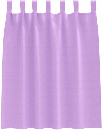 vidaXL Set Perdele Fereastră cu Bretele Mov 140x140cm