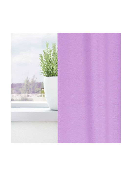 vidaXL Set of Purple Blackout Curtains for Window with Tab Top 140x140cm