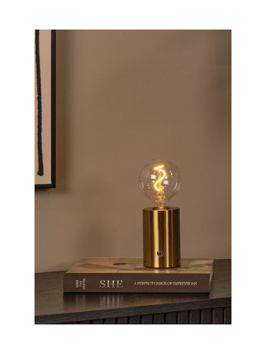 Lucide Lightning Vivo Decorative Lamp with Socket for Bulb E27 Gold