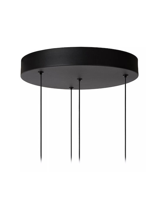 Lucide Lightning Tamino Pendant Light Black 36x36cm