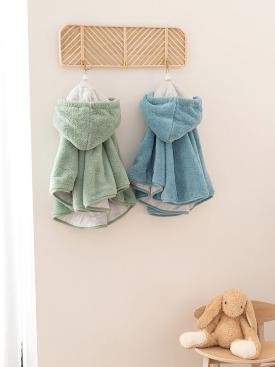 Παιδικό Casual Μπουφάν Κοντό με Κουκούλα Lunar Green