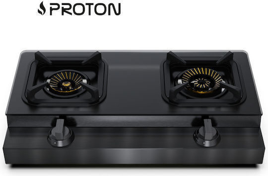 Proton Печки за плот Газов Двойна Черен