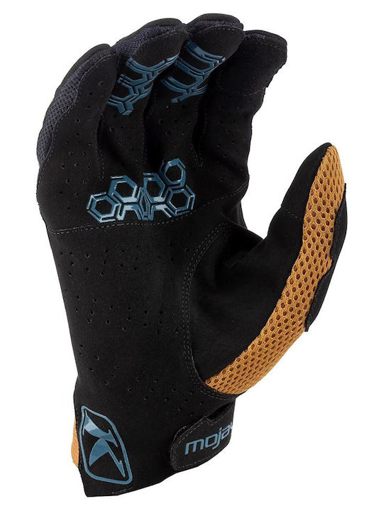 Klim Mojave Summer Men's Motocross Gloves Golden Brown Petrol