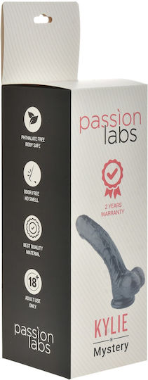 Passion Labs Ρεαλιστικό Dildo με Βεντούζα Μπλε