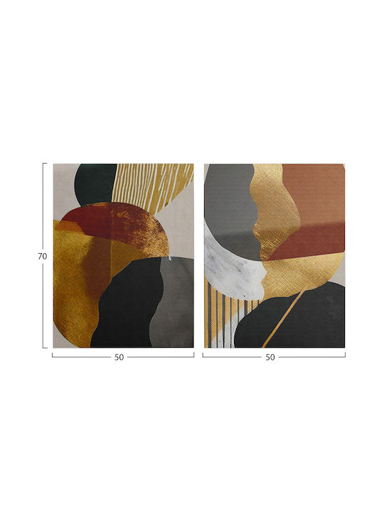 HomeMarkt Series Gobi Twofold Painting on Canvas 50x70cm