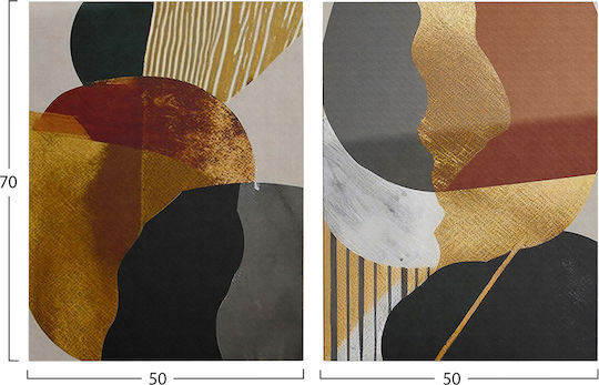 HomeMarkt Series Gobi Twofold Painting on Canvas 50x70cm
