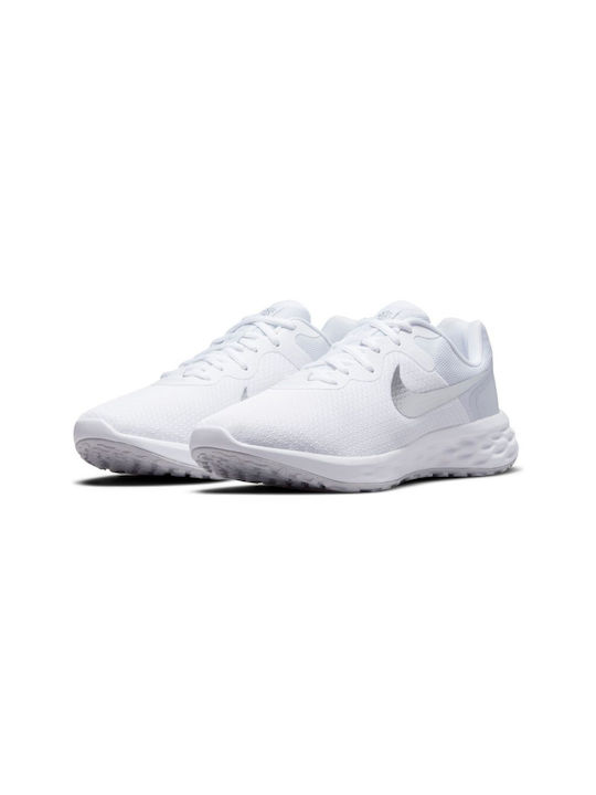 Revolution 6 Next Nature Sport Shoes Running White / Metallic Silver / Pure Platinum