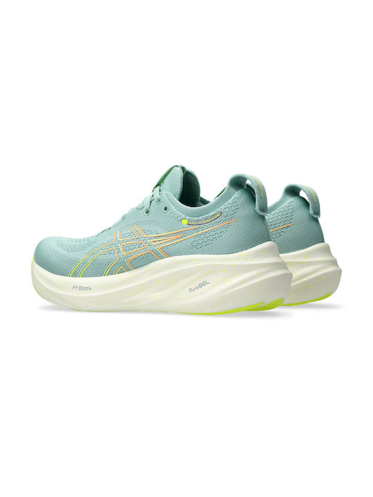 Gel-Nimbus 26 Γυναικεία Αθλητικά Παπούτσια Running Light Celadon / Safety Yellow